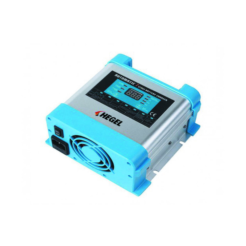 AC Akü Şarj Cihazı 12V 20A 7 Aşamalı Çift Pil Çıkışlı