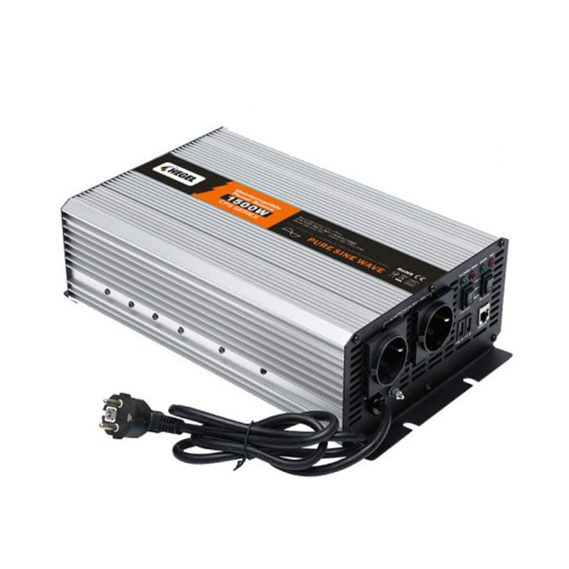 Hegel Tam Sinüs İnverter Akü Şarjlı 1500W 12V 15Ah