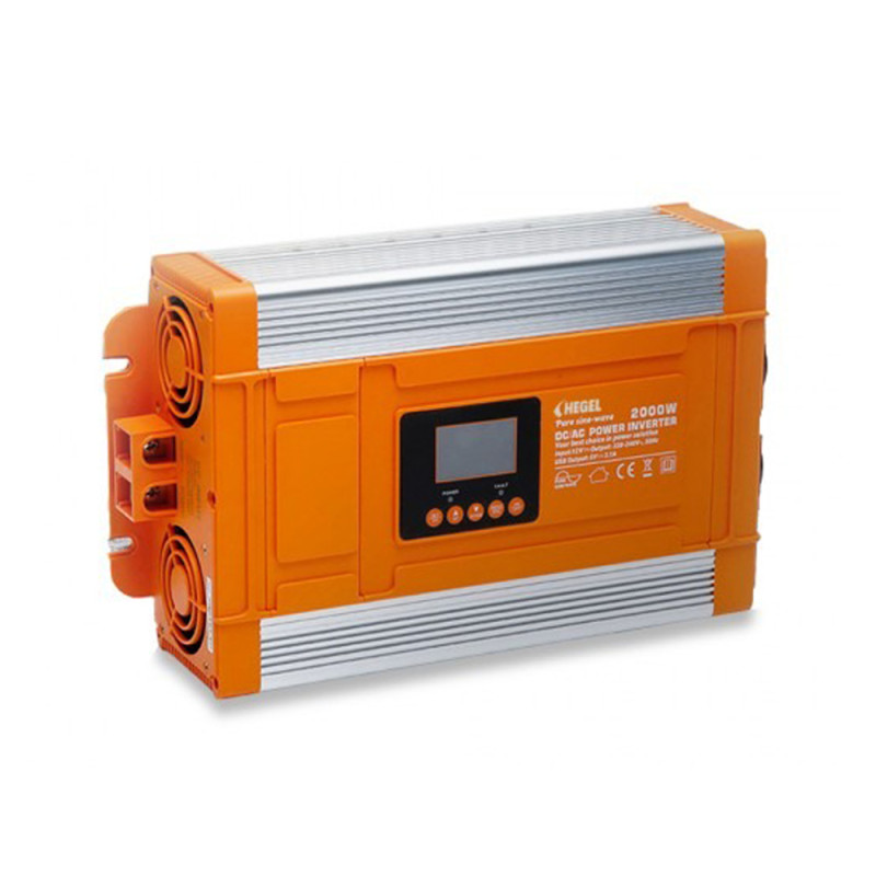 Tam Sinüs PX Serisi İnverter LCD Göstergeli 2000W 12V Hegel