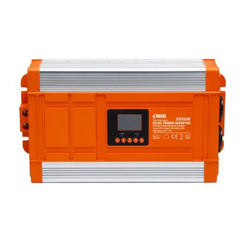 Tam Sinüs PX Serisi İnverter LCD Göstergeli 3000W 12V Hegel