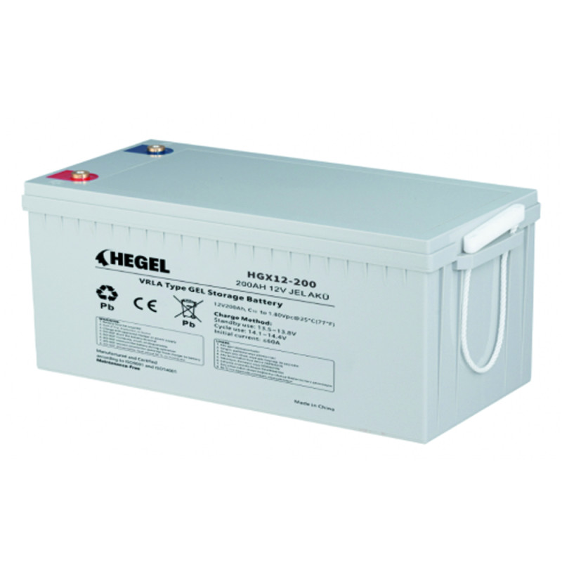 200Ah 12V Derin Döngü Jel Akü Hegel