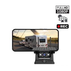 Solar Şarjlı Wireless Karavan Geri Görüş Kamerası 1080P Premium