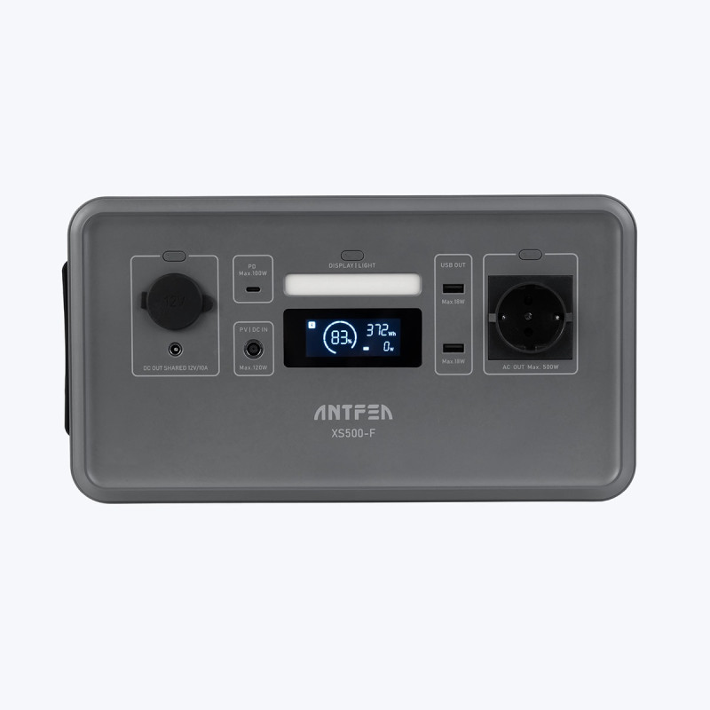 Taşınabilir Enerji Sistemi 500W XS500F Mini Gri Antfea
